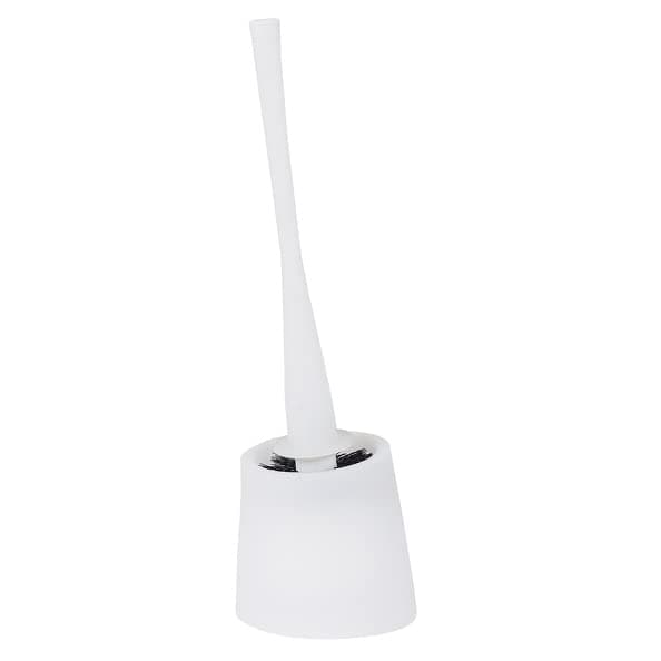 Spirella Move Frosty White Toilet Brush with Holder