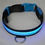 LovingCreatures Adjustable Night Glow Saftey Dog Collar and Leash Set