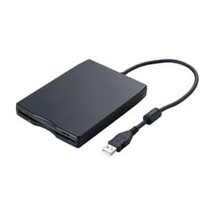 Compaq Presario USB 1.44MB FDD External Floppy Disk Drive - Black - 230330-B25