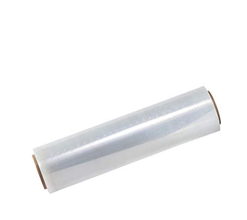 18 Inch X 1500 feet Tough Pallet Shrink Wrap, 80 Gauge Industrial Strength, Commercial Grade Strength Film, Moving & Packing Wrap, For Furniture, Boxes, Pallets (1-Pack)