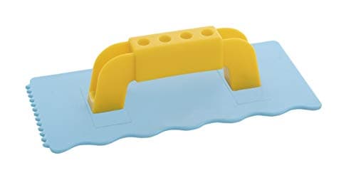 Snow Toy Trowel Rectangle Shape - Kids Beach Sand Fun Toy Light Blue & Yellow Hand Trowel, Sturdy And Well Designed. By Superio
