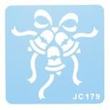 Cupcake Topper Decorating Stencil-BELLS-57mm