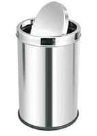Stainless Steel Swing Dustbin - 12Ltr (10X15)