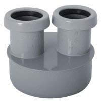 Waste Internal Reducer 110/40/40 for UPVC Drainage Pipes for placing in PP Boots or for sticking in PVC Boots