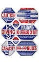 TGPS1001 California Pool and Spa 8-Way Safety Sign