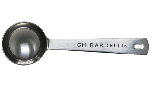 Ghirardelli Sea Salt Caramel Flavored Sauce, 87.3 Ounce Bottle with Ghirardelli Stamped Barista Spoon