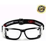 EverTrust EVERSPORT Adult Sports Goggles Safety Protective Glasses with Adjustable Strap for Basketball Football Volleyball Hockey Rugby 1602