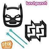 SUPERHERO Sandwich Cutter Set - ORIGINAL SHAPES - Lifetime Replacement Guarantee - BPA FREE - Remove Crusts and Create Fun Bites to Fit in a Kids Bento Lunch Box!