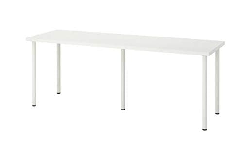 Ikea LINNMON/ADILS Fibreboard Acrylic Table 200x60 cm (78 3/4x23 5/8") (White)