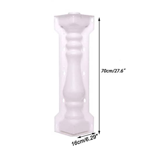 Kucy Roman Column Mold Balcony Garden Pool Fence Cement Railing Plaster Concrete Mould