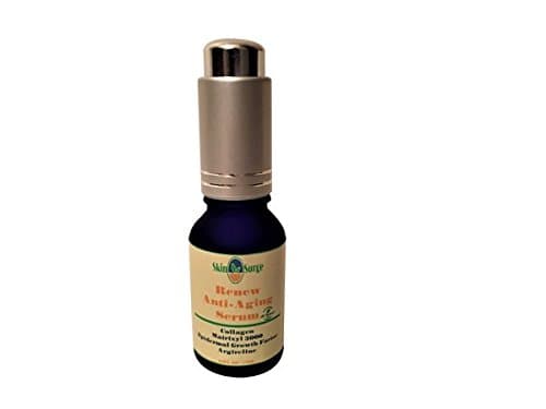 Renew Anti-Aging Concentrated Face Lift Serum With 50% Collagen + 30% Epidermal Growth Factor + 50% Argireline + 20% Matrixyl 3000 Even Faster Results When Used With Derma Roller 15ml
