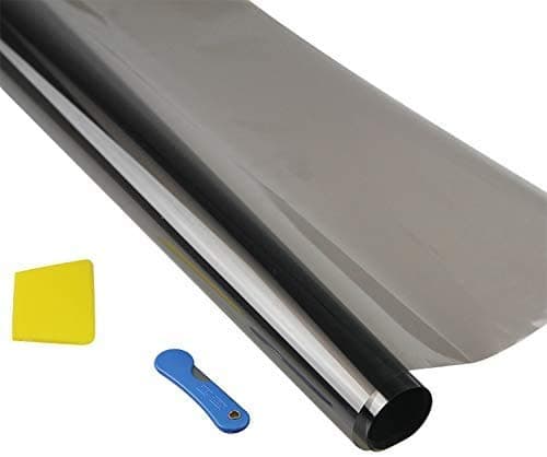 Roll of Anti-Glare Tinted Film for Windows and Car Windows, Dark Sun Shield for Home and Office, 300 x 50 cm