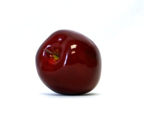 6pc Artificial Red Delicious Apple - Plastic Apples Fruit - Six Pieces