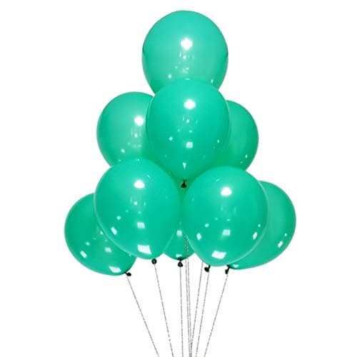 AZOWA Teal Balloons 5 inch Pack of 200 Small Party Balloon