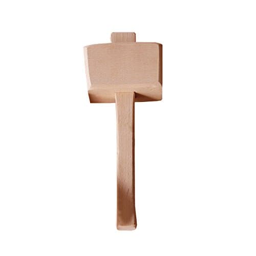 Wooden Mallet -Beechwood Woodworking Mallet with 4⅓ in Bora 1.9inx2.7in striking face,for Solid,Damage-Free Striking.