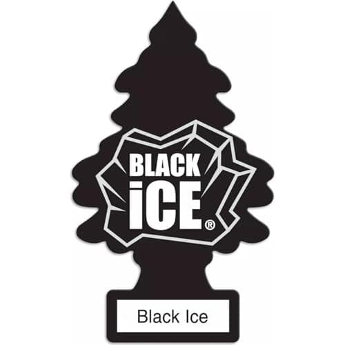 Little Trees Black Ice Air Freshener- 24 Pack