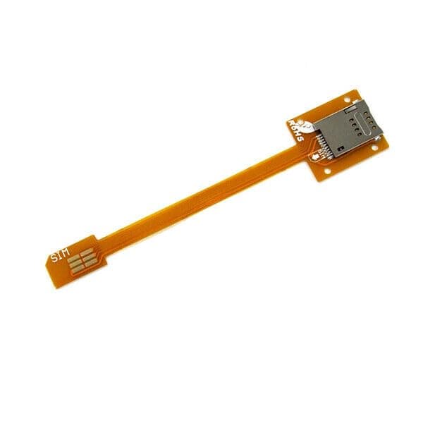 Generic RoHS Standard UIM SIM Card Male to Female Extension Flat FPC Cable Extender 15cm