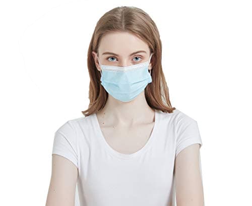 Vanecia Disposable 3-Layer Protective Earloop Face Masks (50 pcs )