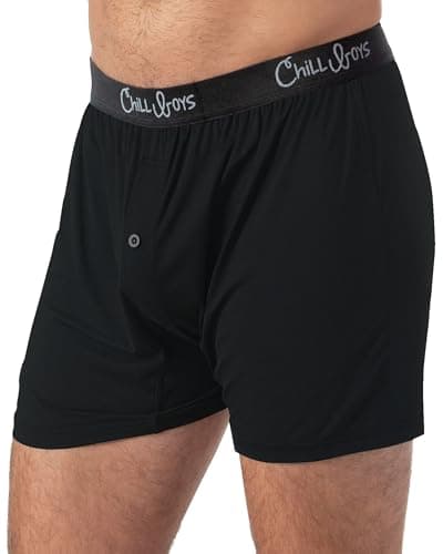 Chill Boys Performance Boxers -Cool Comfortable Men's Boxer Shorts. Soft Anti-Chafing Underwear for Men. Tagless Boxers