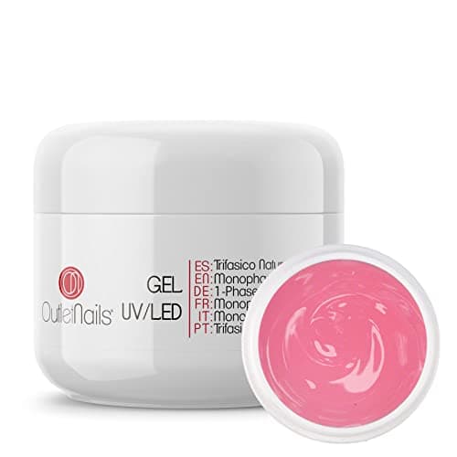 Gel 1 Phase Pink LED/UV for Nails 50ml | Gel 3 in 1 – Outlet Nails
