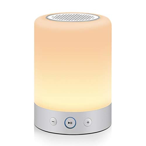 Marrado Lamp Speaker - Bedside Lamp with Bluetooth Speak, Sensitive Touch Sensor, Multi-Color Changing Table LED Lamp, Bedrooms Smart Portable Wireless Night Light
