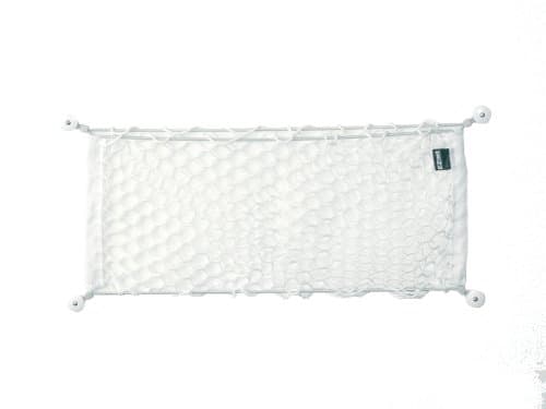 10112412W Medium Storage Net Polybag Package, White