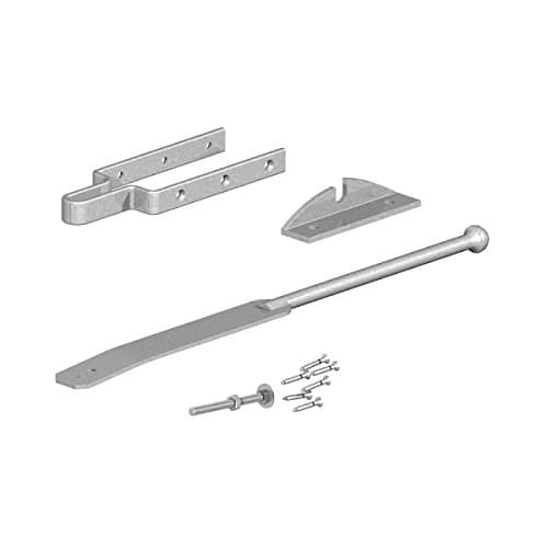 GatemateField Gate Spring Fastener Set With Central Closing Catch