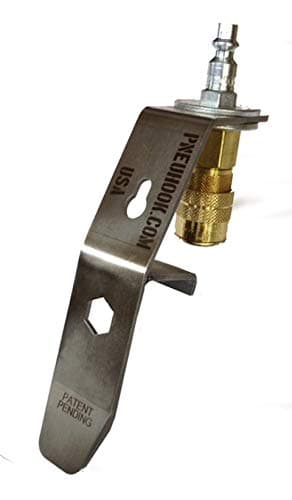 Pneuhook PNEU1 Stainless Steel Universal Quick Change Pneumatic Tool Hook with 1/4" I M Coupler and Plug Profile