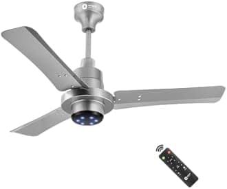 - Orient Electric I Tome Pro 900 mm BLDC Ceiling Fan with Remote | BEE 5-star rated Energy Saving Fan | 3-year warranty by Orient | (Space Grey)
