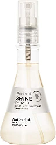NatureLab. Tokyo ââ‚¬â€œ Perfect Shine Oil Mist increases luminescence in dull, drab hair: Lightweight shine spray, cruelty free, heat and color protection- 4.0 fl oz.