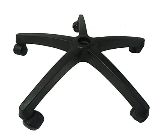 GOYALSON Offfce Chair base Plastic Star Base Chair Accessory Fit Every Chair (With wheel, Small)