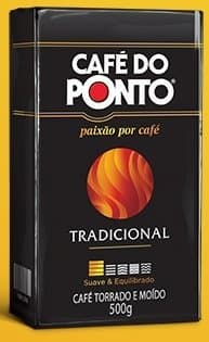 Cafe Do Ponto Coffee, Tradicional, 17.6-Ounce Packages (Pack of 4)