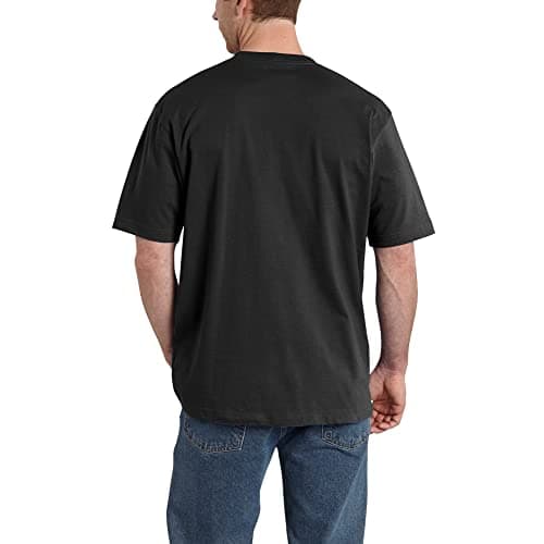 Carhartt Men's Big & Tall Signature Logo Short Sleeve Midweight Jersey T-Shirt