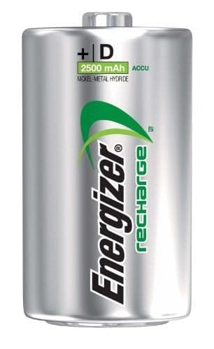 Energizer Rechargeable Batteries, D, 2-Count (Pack of 3 (2 ct each))
