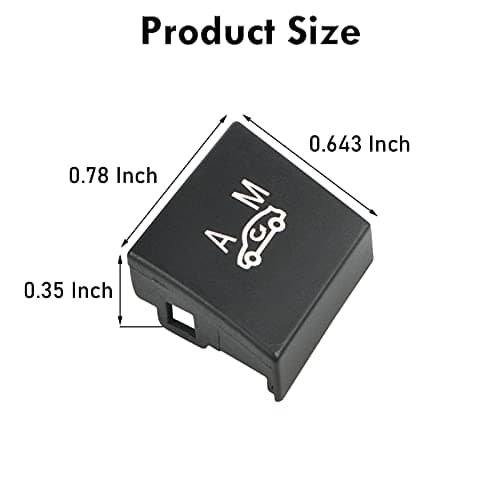 Moonlinks F30 Inner Cycle Button Replacement, Air Recirculation Button Protective Cap Compatible with BMW 1 Series F20/F21, 2 Series F22/F23, 3 Series F30/F31/F34/F35, 4 Series F32/F33/F36
