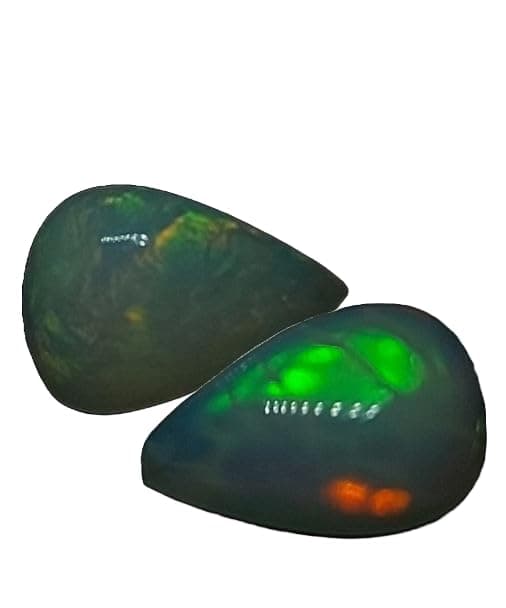 10x7MM Ethiopian Opal,1Pcs Cabochon Rare Quality Ethiopian Opal,1Pcs PEAR Cabochon Ethiopian Opal Cabochon Natural welo opal multi fire opal loose Gemstone For Jewelry Making