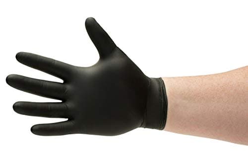 Black Nitrile Powder Free Gloves Non-Medical Size-XLarge 3.5 Mil Thick 1000/case