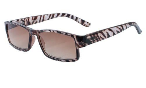 About Eyes Sr158 Lauren Strength Plus 1.50 Brown/ Transparent Frame Sun Readers
