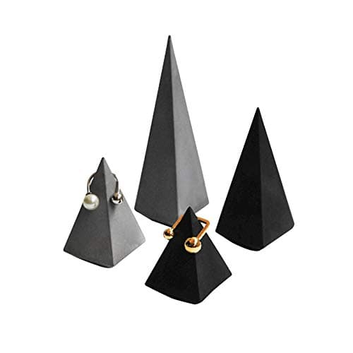 Silicone Mold for Jewelry Stand 4PCS Handmade Concrete Ring Display Mould Cement Wedding Decoration Tool