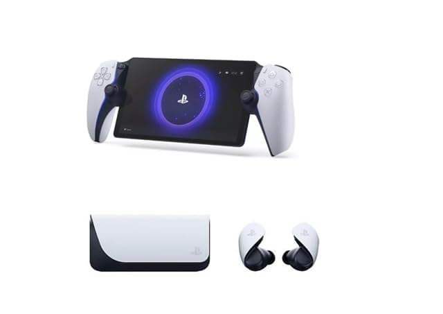 Sony PlayStation Portal Remote Player + PlayStation PULSE Explore Wireless Earbuds White