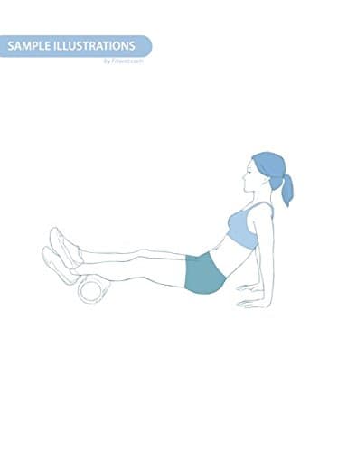 Foam Roller Exercise Poster Now Laminated - Foam Rolling Chart Shows How to Foam Roll Specific Muscles to Release Trigger Point - Foam Roller Amazon - Flexibility Made in USA 24"X36"