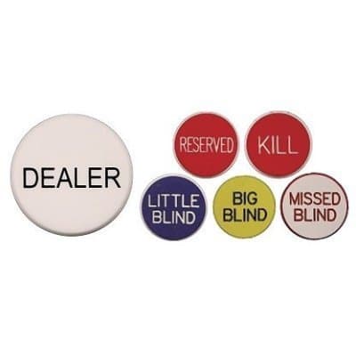 Set of 500 Dice Striped 11.5 gram poker chips