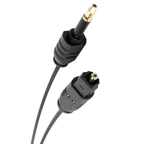 ienza® Toslink to Mini Optical Cable for AstroMixAmp MixAmp Pro and Turtle Beach Audio Advantage Micro II USB - 6 feet (Black)