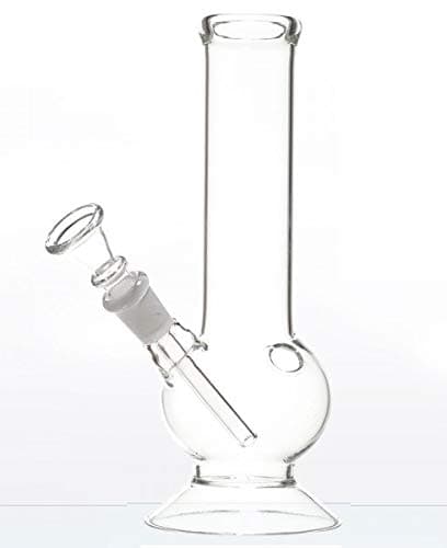 PLAIN MICRO BOUNCER GLASS BONG- H:21cm- Ø:40mm- Socket:14.5mm (01193)