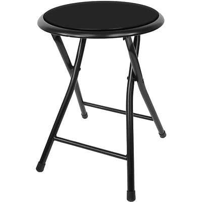 Folding Stools 18 Inch Cushioned Trademark Home Collection - Easy to Transport