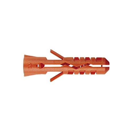 Mungo 1000080 Dübel 8X 40 Orange MN Dowels 8 x 40 Nylon Pack of 100, 8X 25, 100 STK