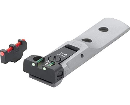 LPA SIGHTS Fiber Optic Rear Sight and Front Sight for S&W Revolver - TXT03F1