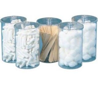 Wedding Candy Buffet Storage Canisters with Lids - Set of 5
