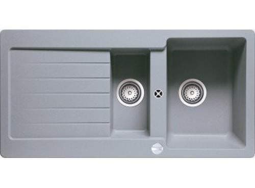 Teka – Lugo 60 B of TG Grey Aluminium Metallic Granite Kitchen Sink Sink Recessed Sink