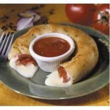 Stefano Pepperoni and Cheese with Marinara Saude Mini Rip N Dip and Stuffed Pizza, 8.5 Ounce -- 12 per case.